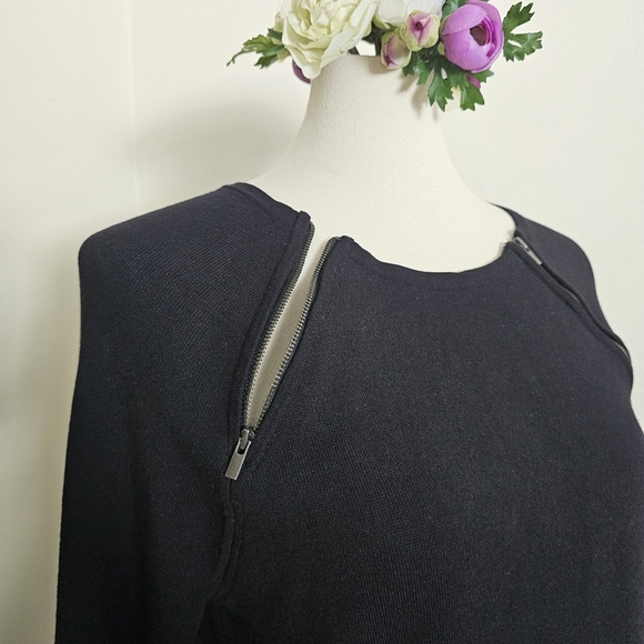 Banana Republic Zip Shoulder Sweater Dress - Picture 6 of 10